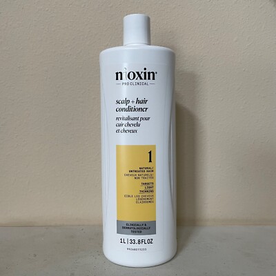 Nioxin Pro Clinical 1 Scalp + Hair Conditioner 33.8 oz   new fresh