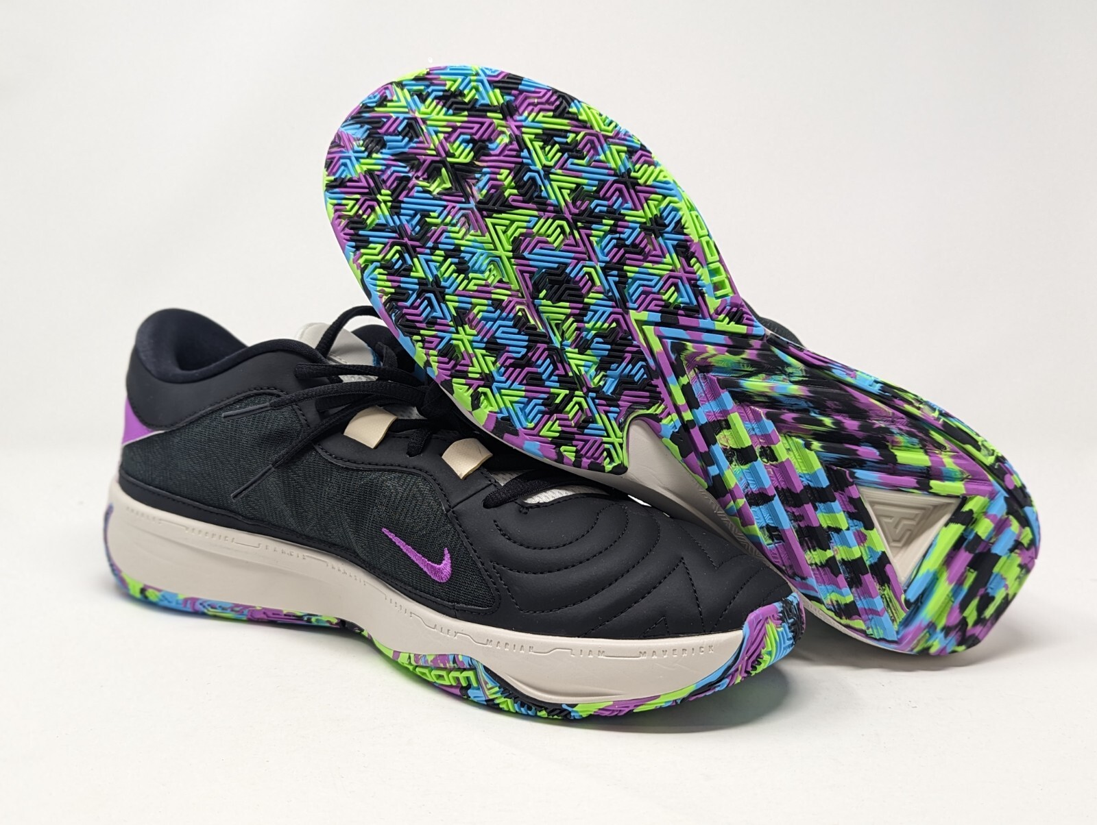 Nike Giannis Zoom Freak 5 Men's Basketball Shoes Black Green Sepolia DX4985 002