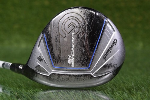 CLEVELAND GOLF LAUNCHER HB 15 3 WOOD W/ MIYAZAKI 5R REGULAR FLEX GRAPHITE SHAFT - Picture 2 of 14