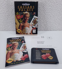 Caesars Palace Sega Genesis 1993 CIB Complete Boxed Tested Casino Game