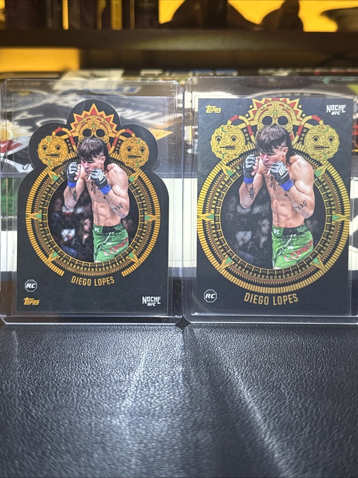 2024 Topps Noche UFC - Diego Lopes RC Rookie Card Lot 2 - Base & Die-cut 6 & 60