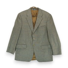 Vintage 1998 CHAPS By RALPH LAUREN Jacket Blazer Brown Mens Sz 44 R 100 Wool