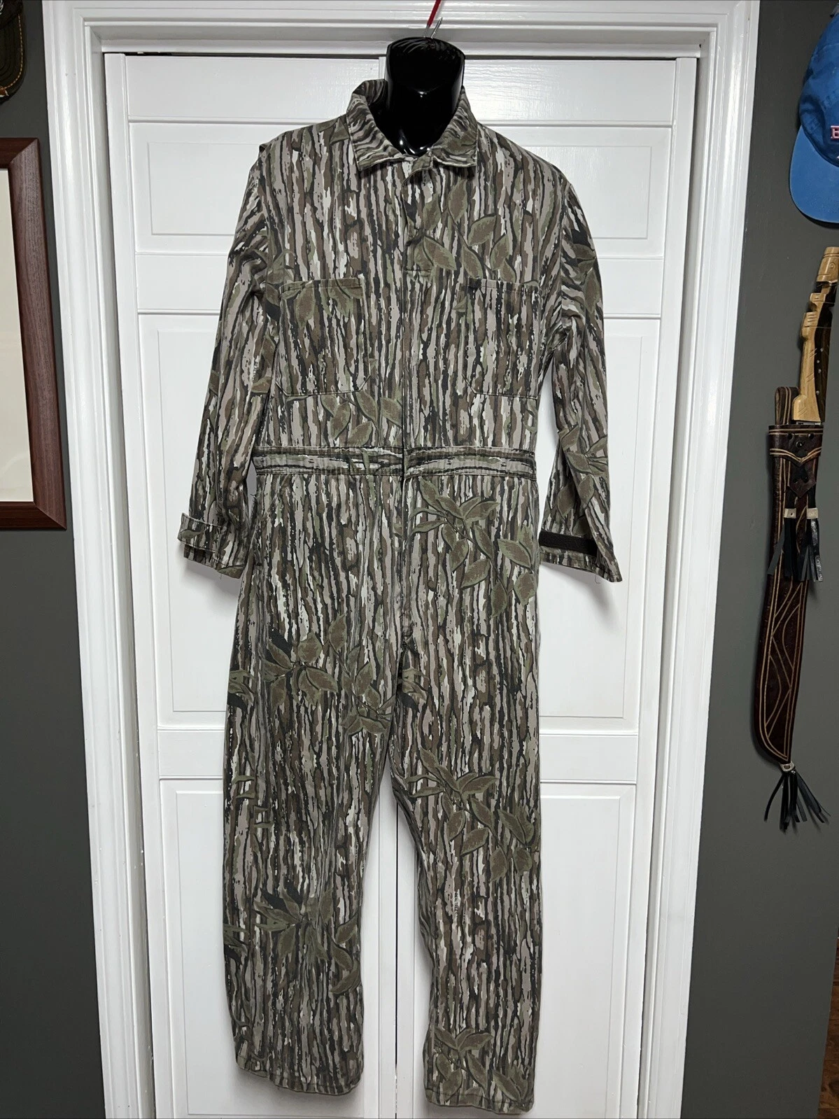 Walls Outdoor Advantage Camo Hunting Coveralls Made in USA Men's Size XL REGULAR