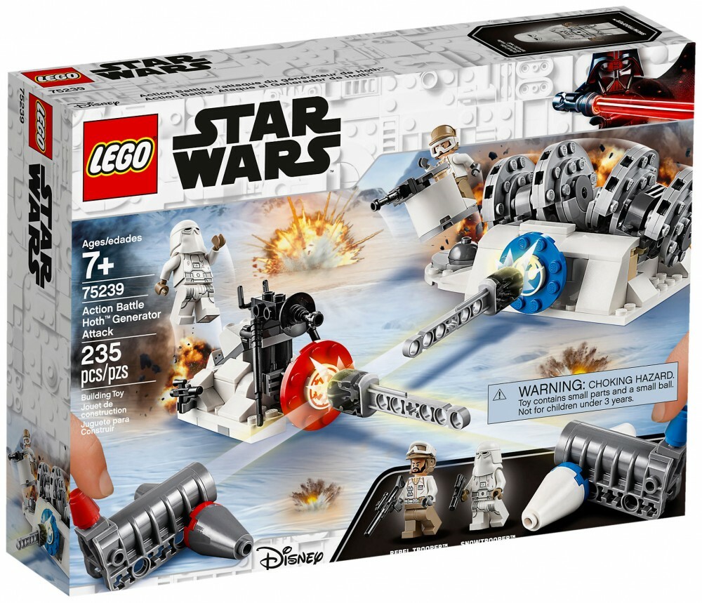 Lego Star Wars 75239 Action Battle Jeu en Famille pour Soirée Défis Intergalactiques
