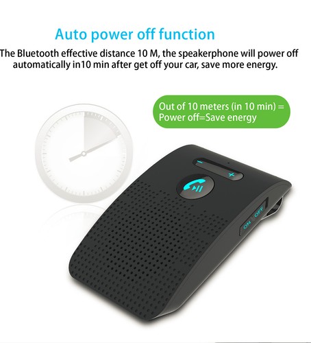 Wireless Bluetooth Speakerphone Multi-point Handsfree Accessories For Car Truck - Picture 13 of 18