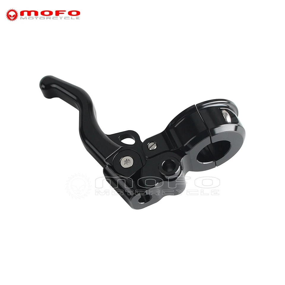 Palanca de embrague de palanca de freno de mano de 2 dedos más fácil de tirar para Harley Sportster SuperLow Foto 4 de 4