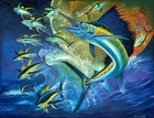 Sailfish Accent & Decor Tile Fernando Agudelo Sea Life Art FAA015AT