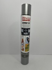 Siser Silver Easyweed Heat Transfer Vinyl HTV 12" x 36" Roll NEW SEALED 