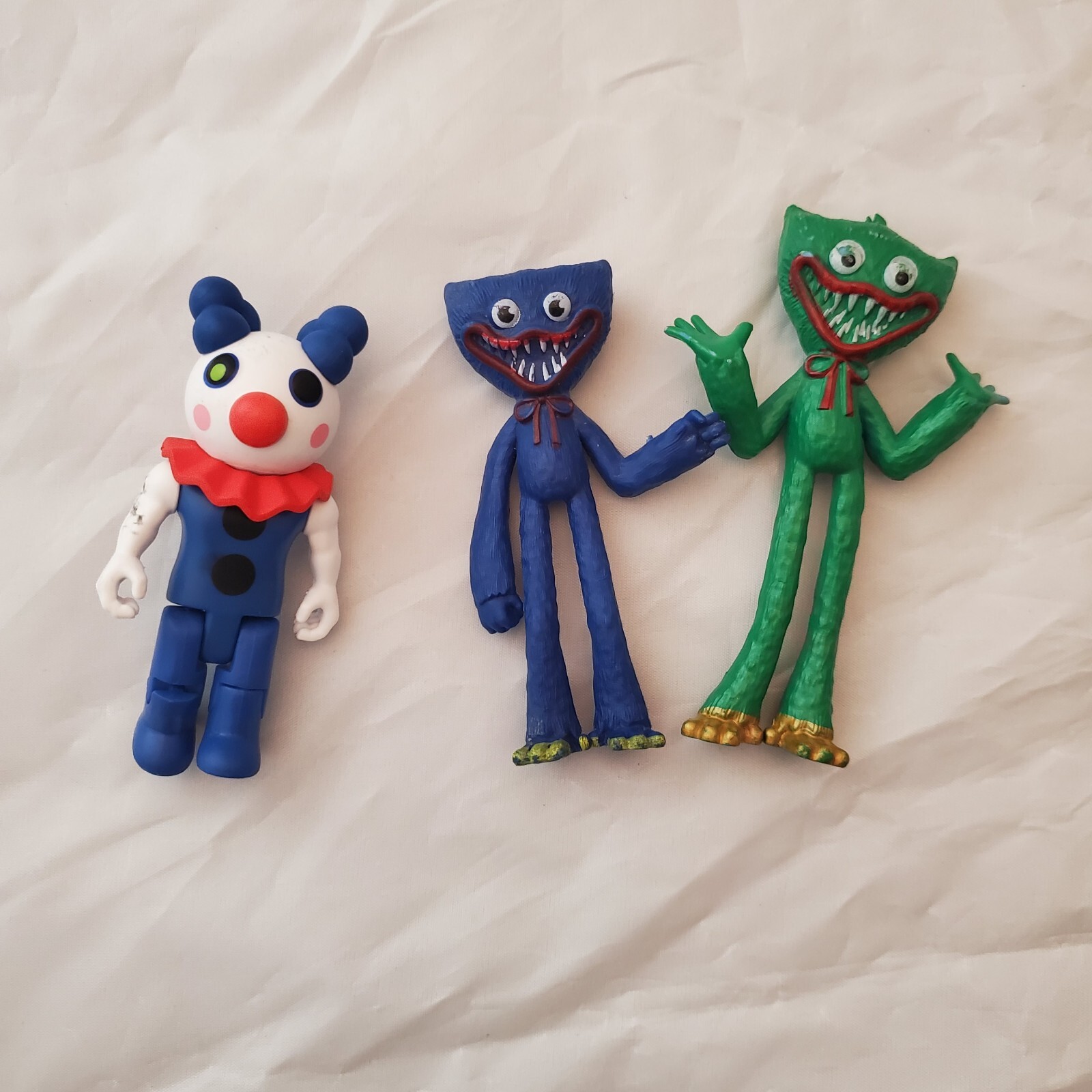 Poppy Playtime Huggy Wuggy Bendy Figures Roblox Clown Piggy Action Figure Lot