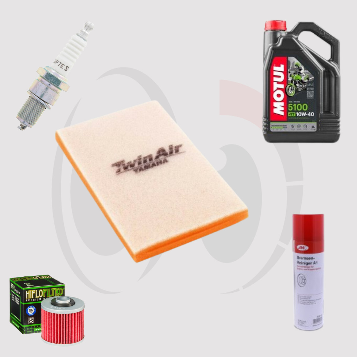 Kit vidange Yamaha XT 250 de 1980 à 1990 contre la surchauffe moteur, huile Motul 4L