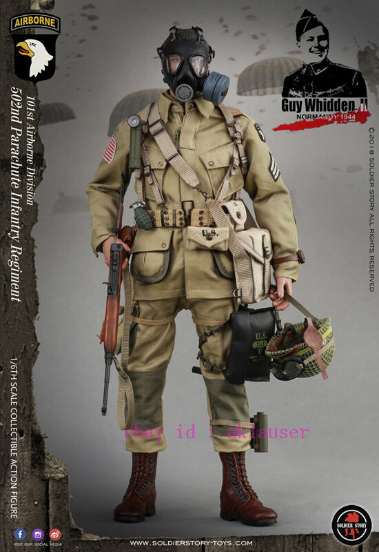 WWII 101st Airborne Division 502 Guy Whidden 1/6 Scale Soldier