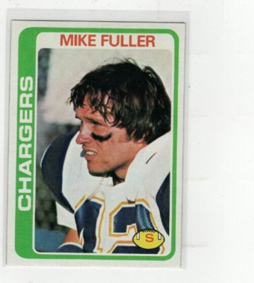 1978 Mike Fuller Topps #483 Chargers Free Shipping (F272)