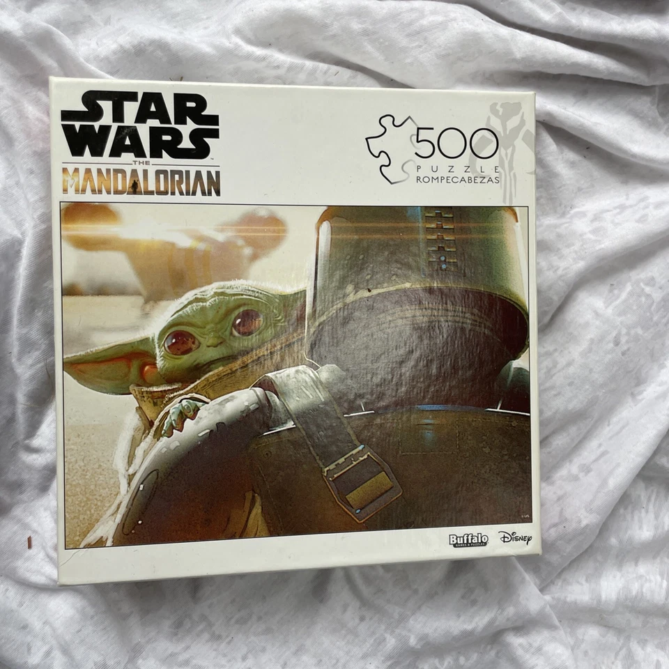 DISNEY'S CINDERELLA CASTLE Puzz3D Puzzle 530 Piece Star Wars Baby Yoda 500 Piece - Image 4 of 4
