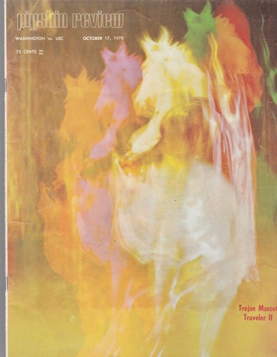 PIGSKIN PREVIEW USC VS WASHINGTON 1970 PROGRAMM - Bild 1 von 3