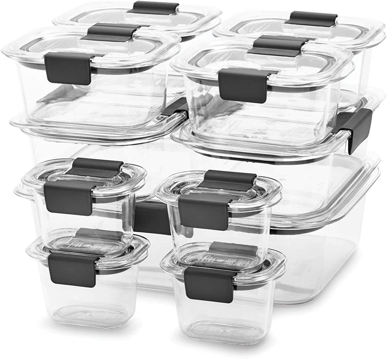 Rubbermaid Brilliance Food Storage Container (22Piece) 71691501374 eBay