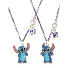 Disney Girls Lilo Stitch Best Friends Necklace Set of 2 Official Licensed NWT