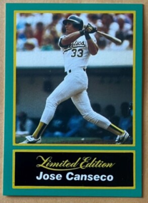 JOSE CANSECO, 1989 CMC "LIMITED EDITION" CARD # 15, BASEBALL LEGEND ! | eBay JOSE CANSECO, 1989 CMC "LIMITED EDITION" CARD # 15, BASEBALL LEGEND ! | eBay