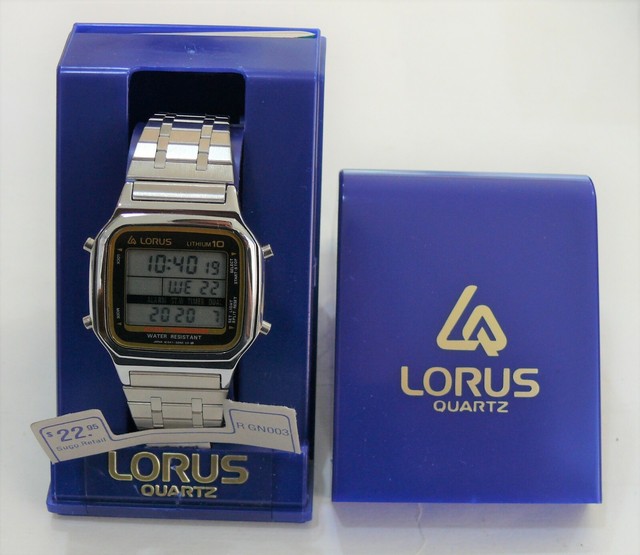 lorus children's digital watch instructions