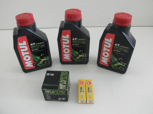 MOTUL OIL CUTTING KIT CANDLES OIL FILTER for YAMAHA T-MAX 500 2007 - Picture 1 of 1