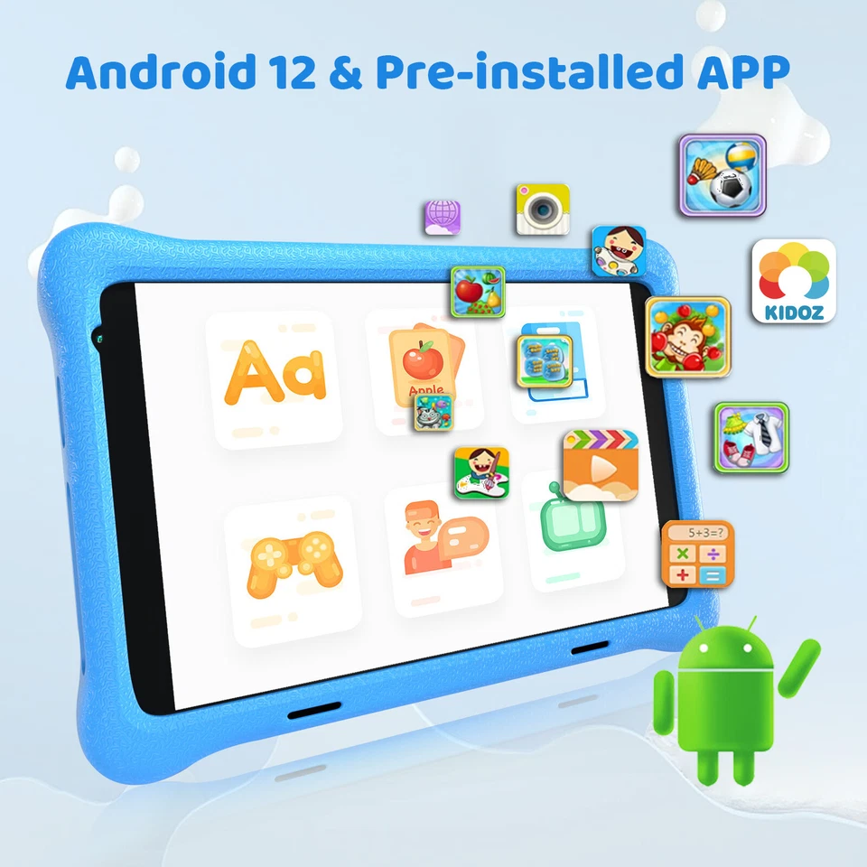 2025 8-Zoll-Tablet für Kinder 1080*800 2GB RAM + 32GB ROM WIFI Bluetooth - Bild 2 von 4