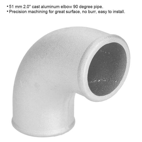 Pipe Joiner 2" 51mm Cast Aluminum 90 Degree Elbow Pipe Turbo