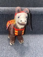 Mojang Minecraft Pixelated Llama Plush 9” With Tags Toy Factory Game Figure Doll