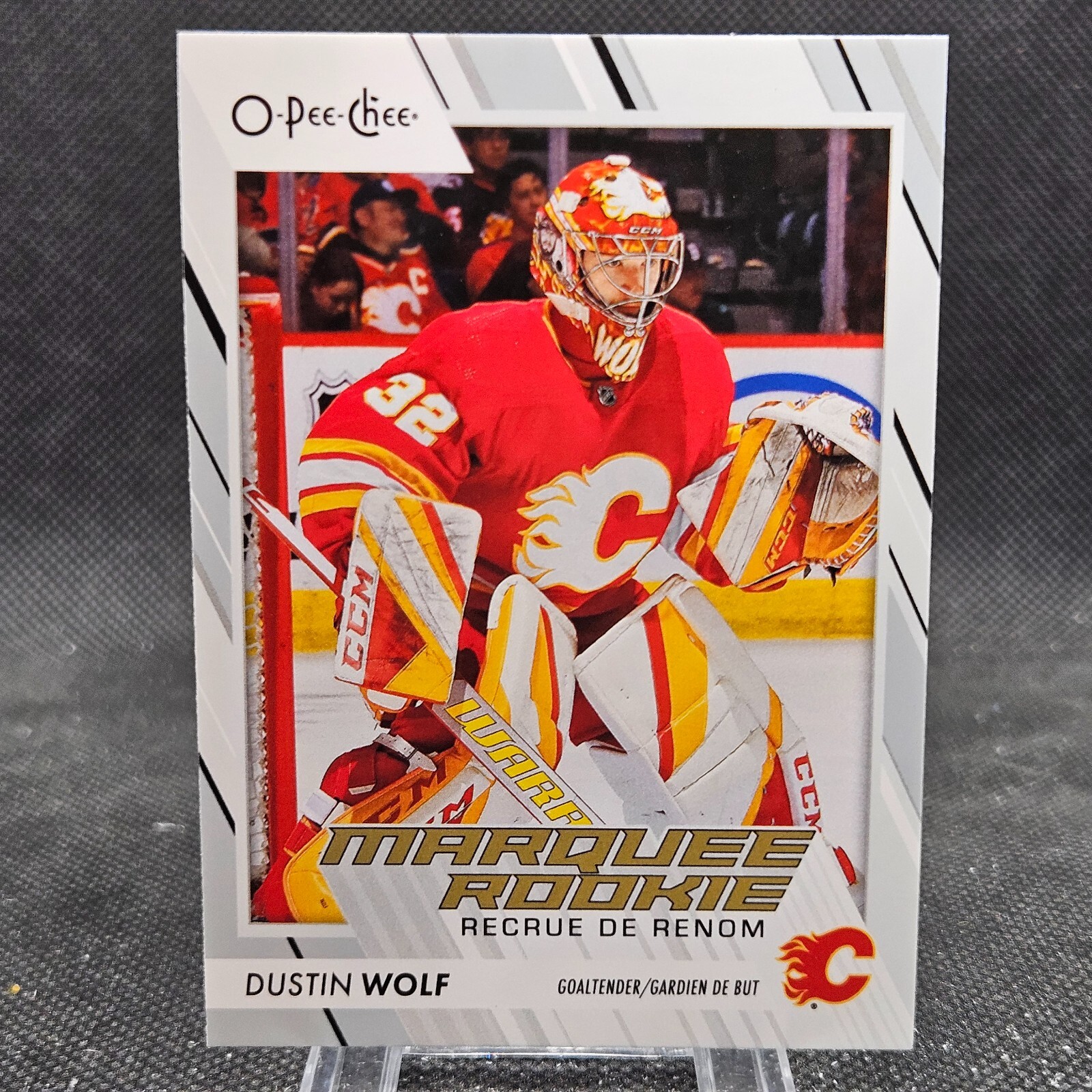 Dustin Wolf 2023-24 UD O-Pee-Chee Marquee Rookie Calgary Flames #574