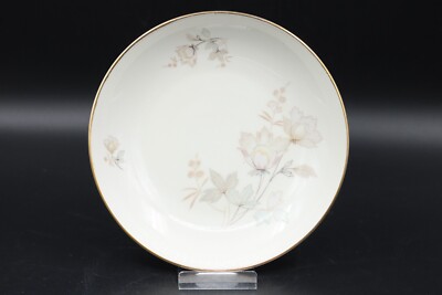 Fürstenberg Schale Gebäckschale Porzellan Elfenbein Goldrand Blume Ø 18,5 cm