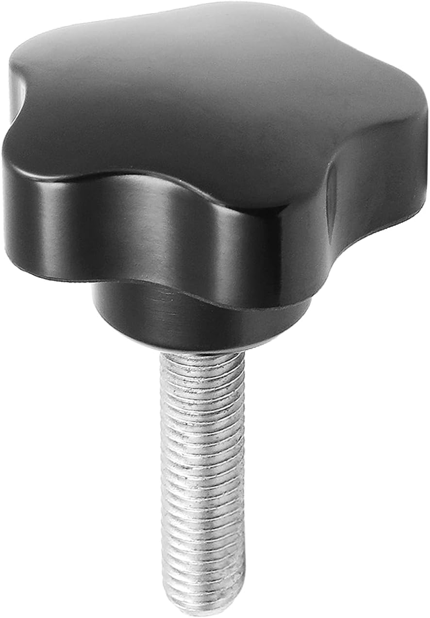 1Pcs Star Lock Nut Rod Knobs, M10X50Mm Male Thread Replacement Star Hand Knobs T