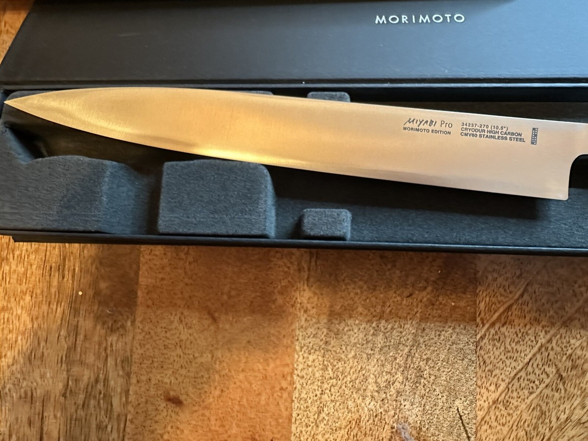 Miyabi Morimoto Pro Yanagiba 10.5” VG10 Rare 270mm Sujihiki Nenox