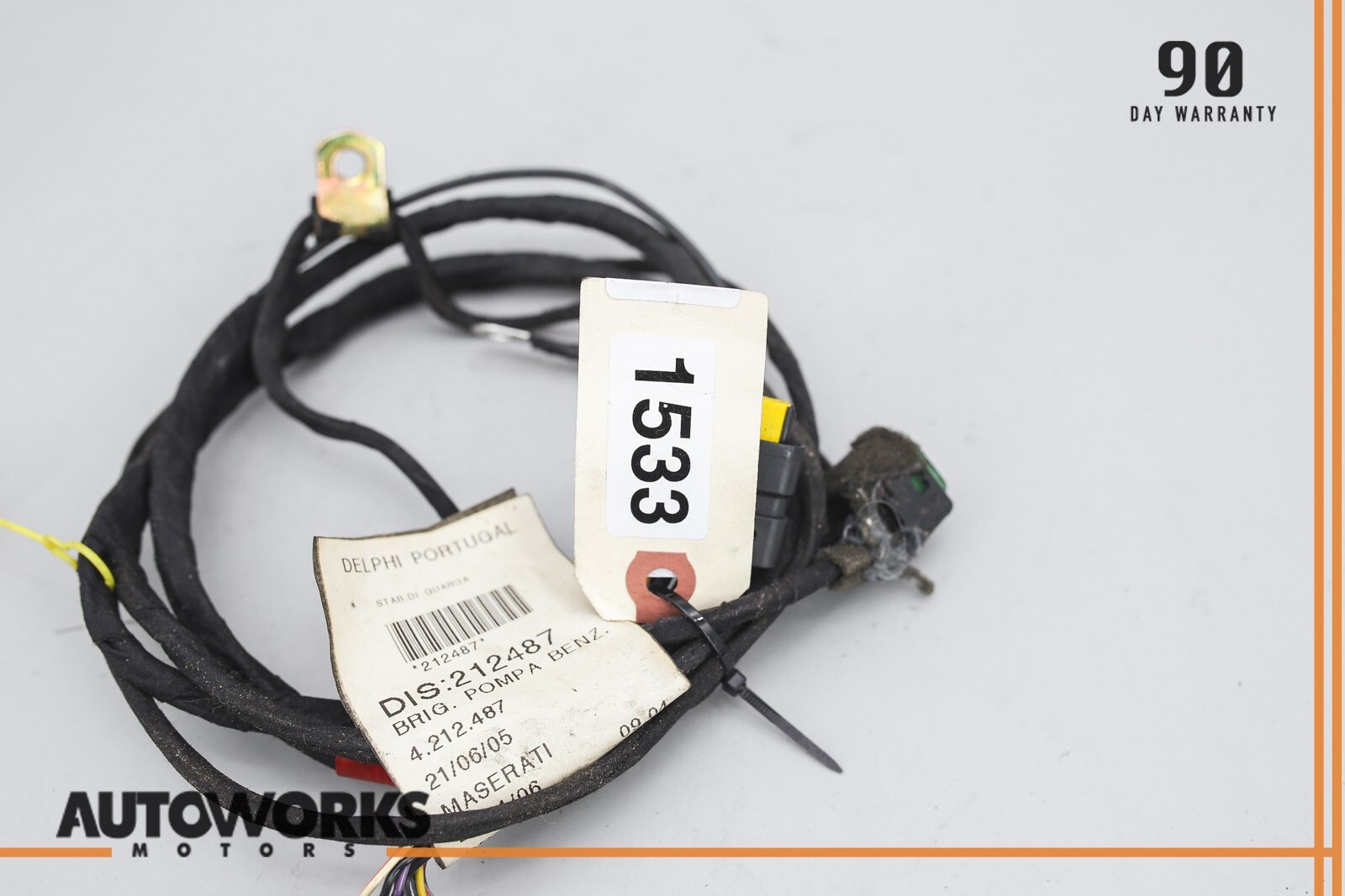 04-13 Maserati Quattroporte M139 Fuel Gas Pump Wire Wiring Harness Cable OEM