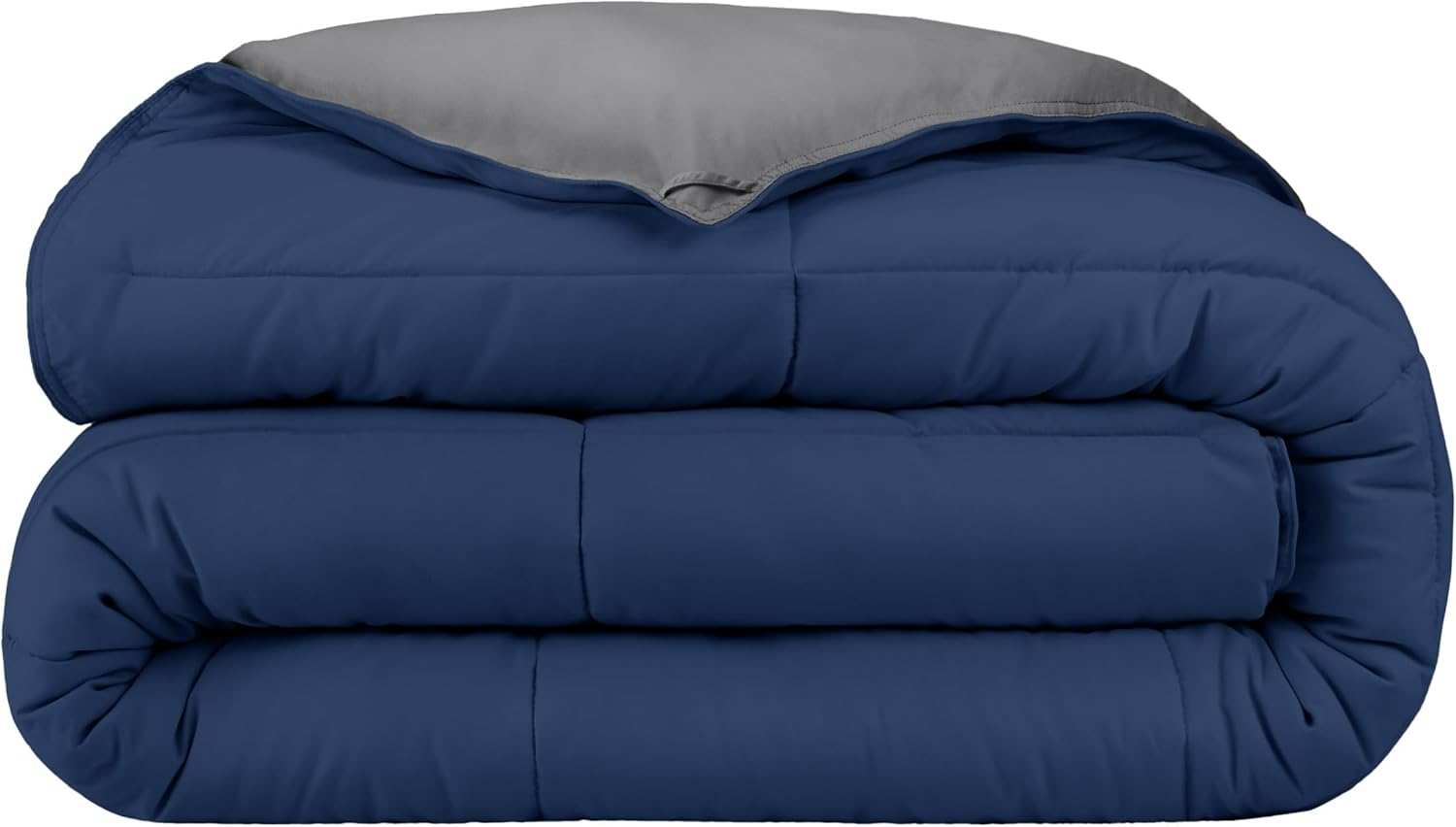 Extra Long Comforter - Reversible Colors - Goose down Alternative - Ultra-Soft -