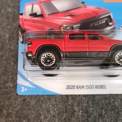 Hot Wheels HW Hot Trucks 2020 Ram 1500 Rebel 2/10 #225/250 Red Short Card - Picture 3 of 13