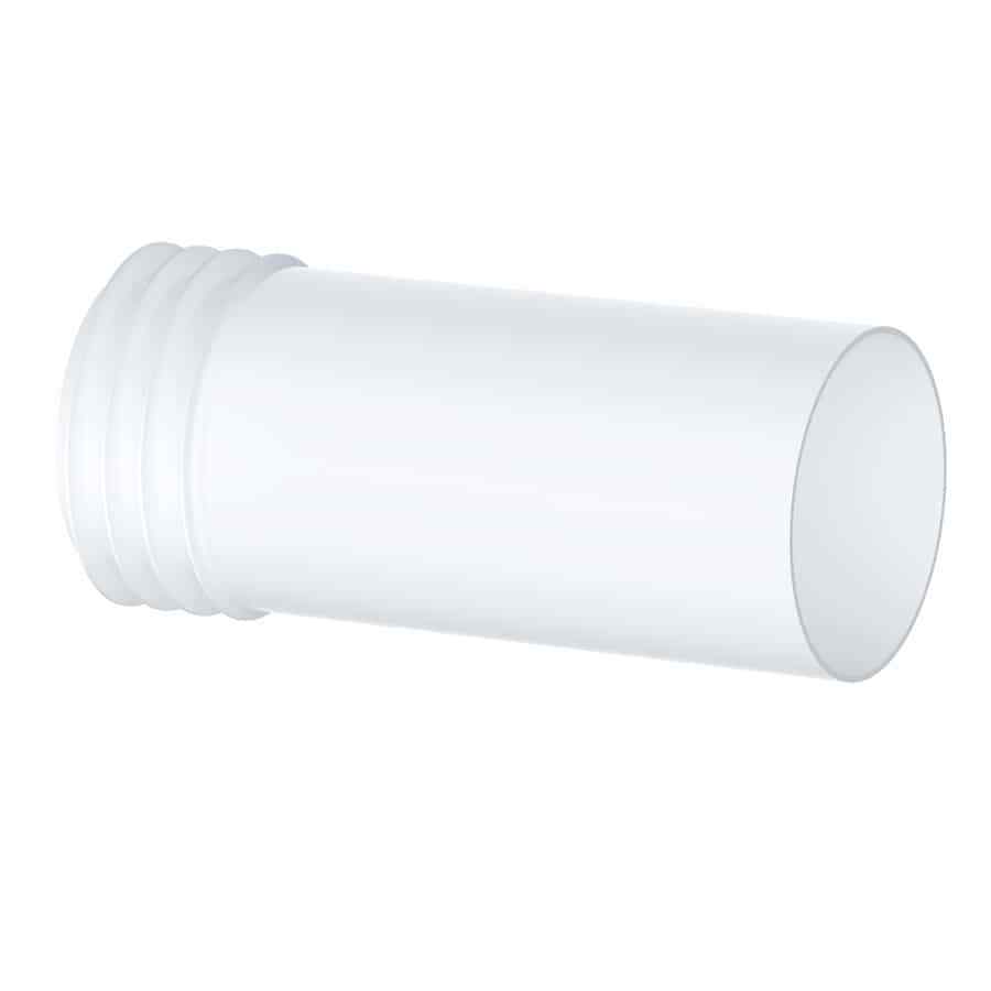 B&Q -  Viva Extension Toilet Wc Pan ConnectorCut To Size 110mm - Image 2