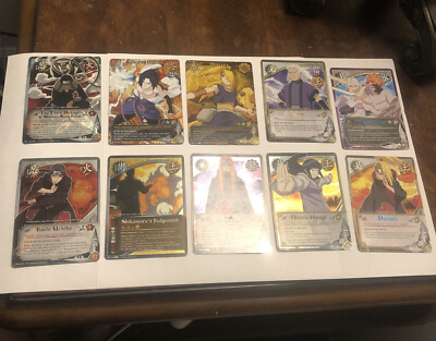 Naruto CCG TCG ~Lot Of 10 Rare Cards ~1st Editions + Mint Lot ~Holo Foil +   | eBay
