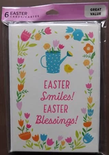 Easter Greeting Cards, Set of Six, 6, NIP, Hallmark, DaySpring, Blessings
