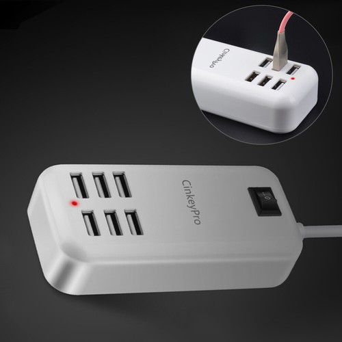 6 Ports Smart Ladegerät USB-Ladegerät Mit Mehreren Anschlüssen USB-Ladestation - 第 3/11 張圖片
