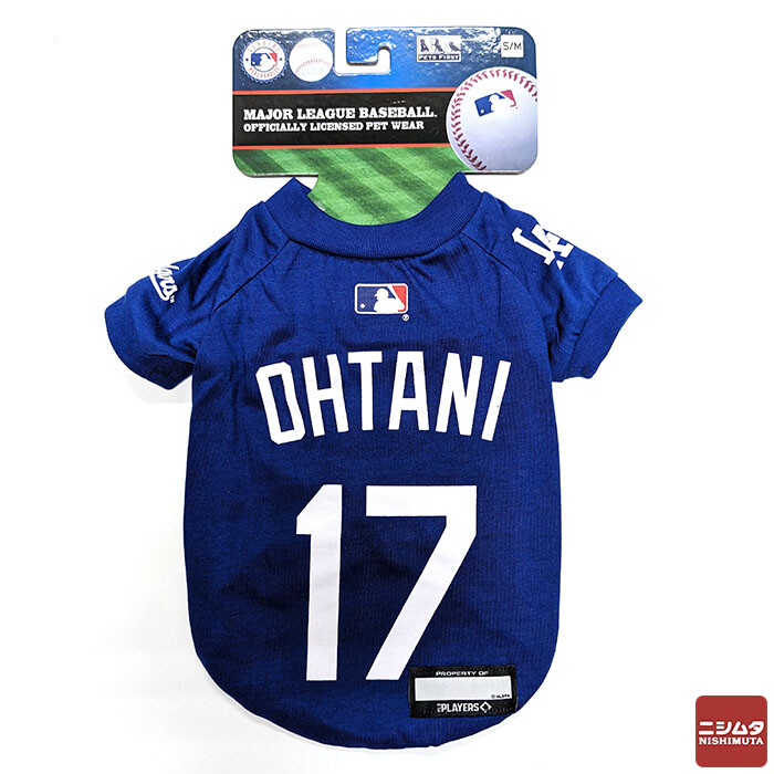 Shohei Otani [ 17] model Dog Jersey T-shirt uniform MLB Dodgers