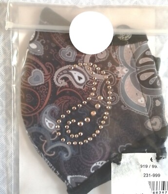 TREDY, Mouth Nose Protector, Mask, Charcoal, Glitter, New and Unopened! (1.0)