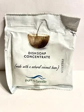 Pure & Gentle Dish Soap Concentrate Freesia Scent 1-2 TBLS Per Sink Pack - New