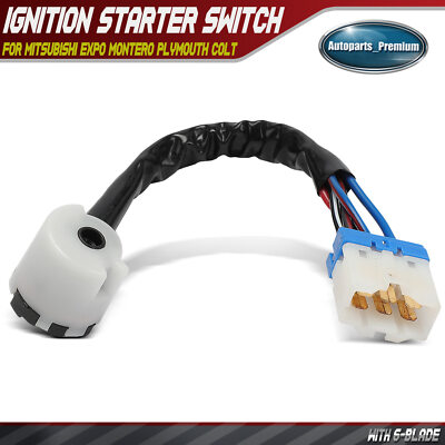 Ignition Switch for Mitsubishi Expo 1992-1993 Montero Plymouth Colt Eagle Summit