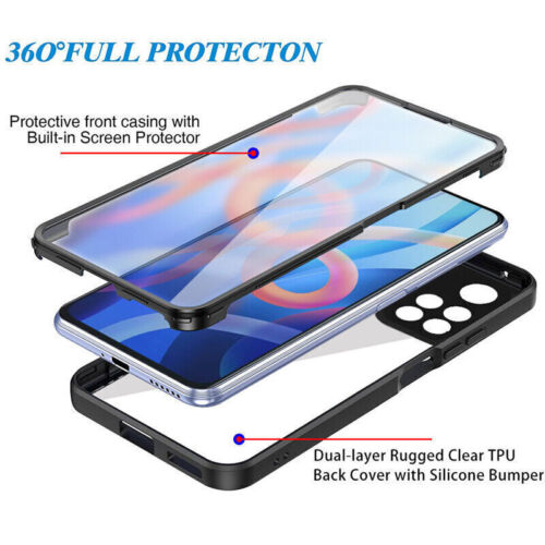 Für Xiaomi 14 PRO Redmi 9T Note 12C 11 Pro 10 360 stoßfeste Ganzkörperhülle - Bild 4 von 30