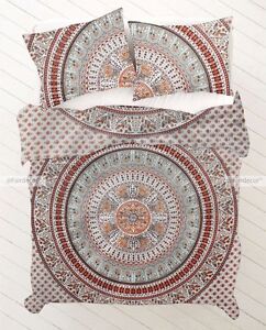 Indian Duvet Doona Mandala Hippie Bohemian New Quilt 2 pillow Cover Blanket,16