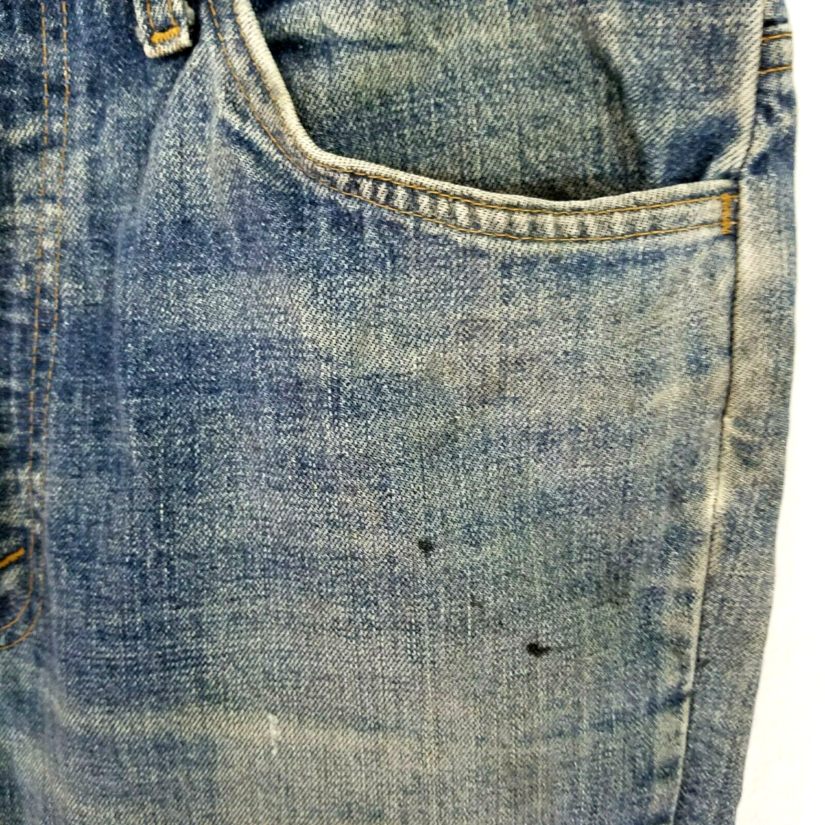 Vtg 70s LEVIS 646-0217 Orange Tab Flare Leg Boot Cut USA Made W 32