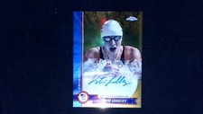2024 Topps Chrome U.S. Olympics - Auto Gold Refractors #AU-KL Katie Ledecky #/50