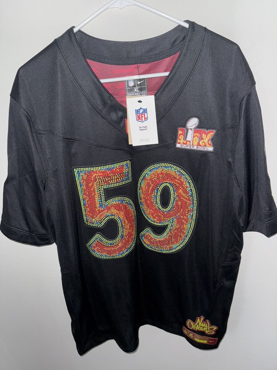 Nike XL Super Bowl LIX 59 Limited Jersey W Tags 100 Nike XL Super Bowl LIX 59 Limited Jersey W Tags 100