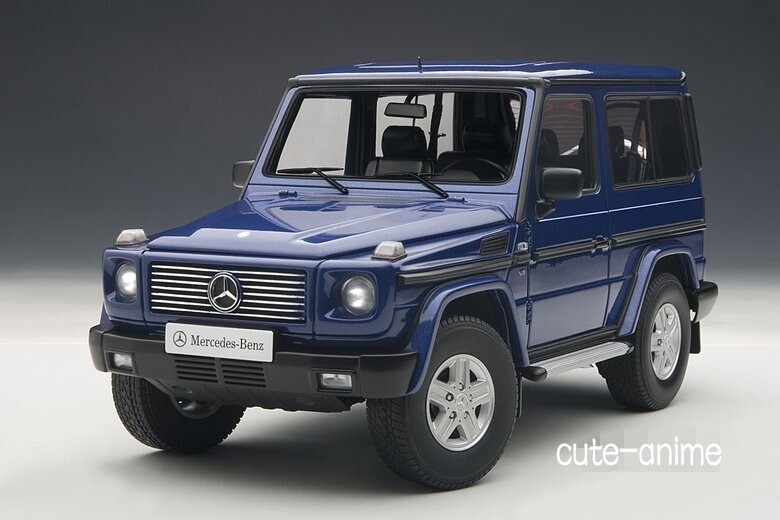 AUTOart 1/18 G500 1998 SWB Short axle Diecast Model Car Black/Blue