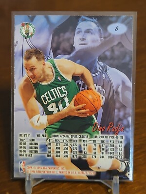 1996-97 Ultra Boston Celtics Basketball Card #8 Dino Radja | eBay