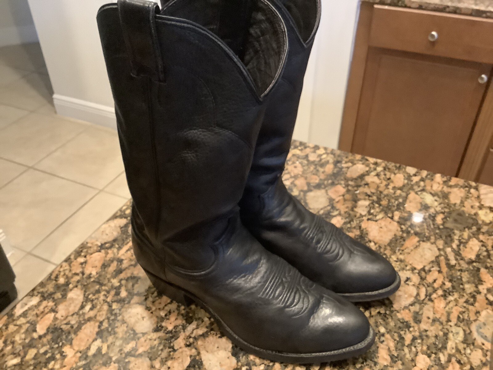 deerskin roper boots