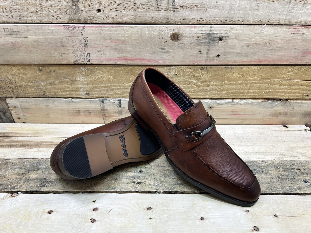 Old School Stacy Adams Corley 25579 Moc Toe Bit Slip On Men's